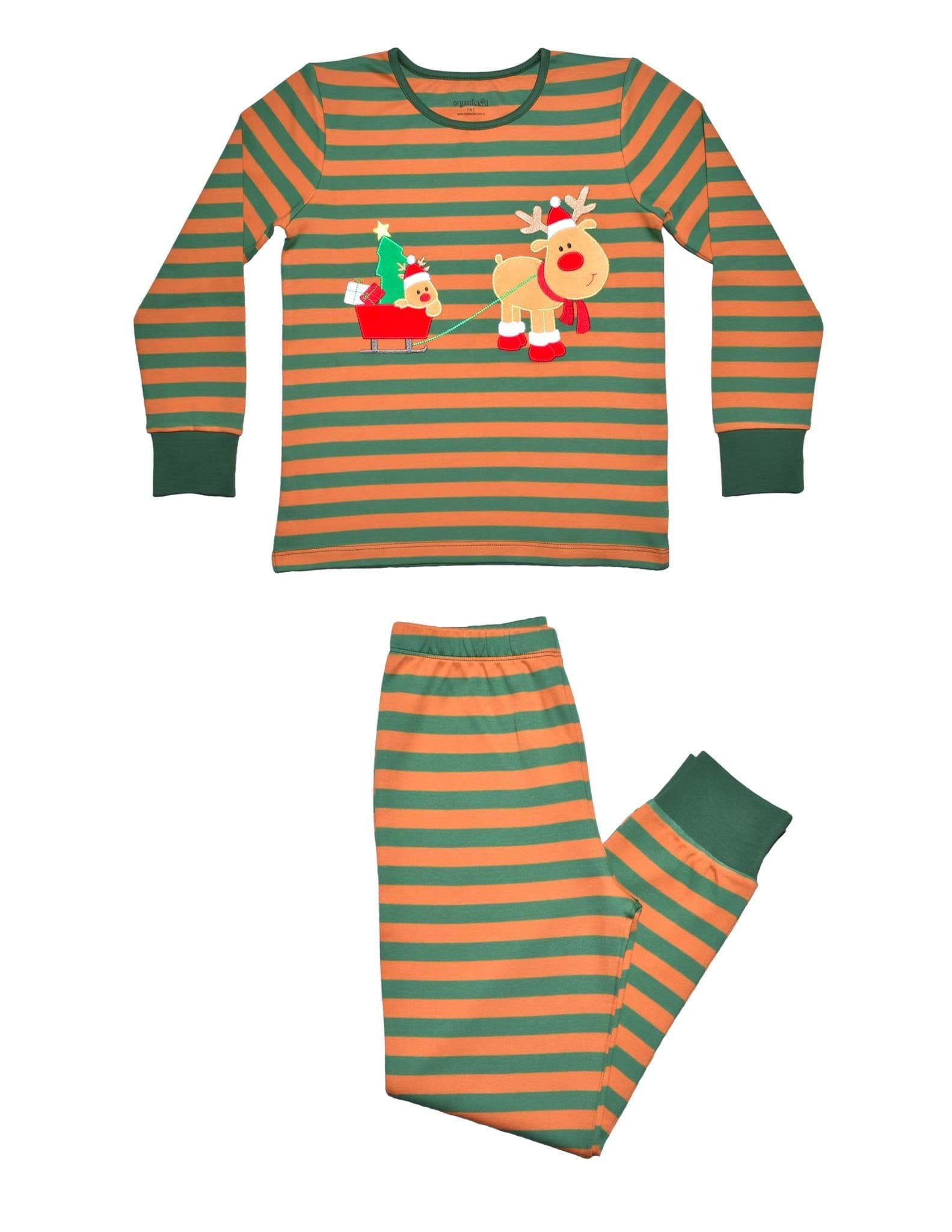 Reindeer Çocuk Pijama Takımı resmi